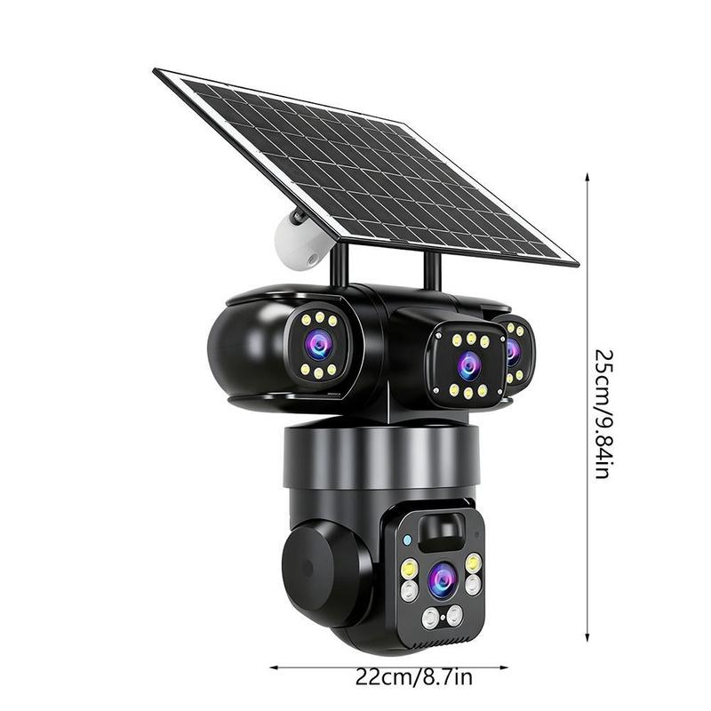 🥳HEISSER SALE 2026🥳💞50.000+ VERKAUFT!👵❤️  Solarbetriebene Mehrwinkel-Überwachungskamera