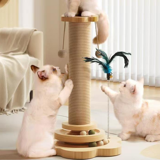 Gluschwein - 🐱 50% RABATT! 🧸 Multifunktionaler Kratzbaum für Katzen mit Spielzeug – Stabil, platzsparend & perfekt für Kratzen, Spielen und Relaxen 🐾