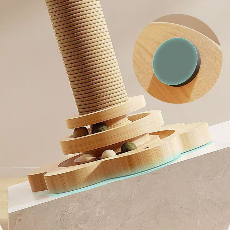 🐱 50% RABATT! 🧸 Multifunktionaler Kratzbaum für Katzen mit Spielzeug – Stabil, platzsparend & perfekt für Kratzen, Spielen und Relaxen 🐾