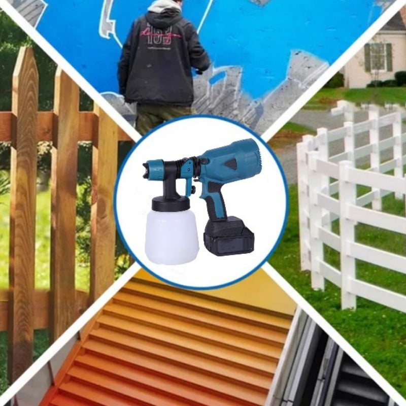 Gluschwein - 🎨⚡ KABELLOSES SPRÜHGERÄT – 5 Düsen, Hochdruck, ergonomisch 🔥💎 50% AUF RABATT – Perfekt für Lackierarbeiten, präzise & sauber.
