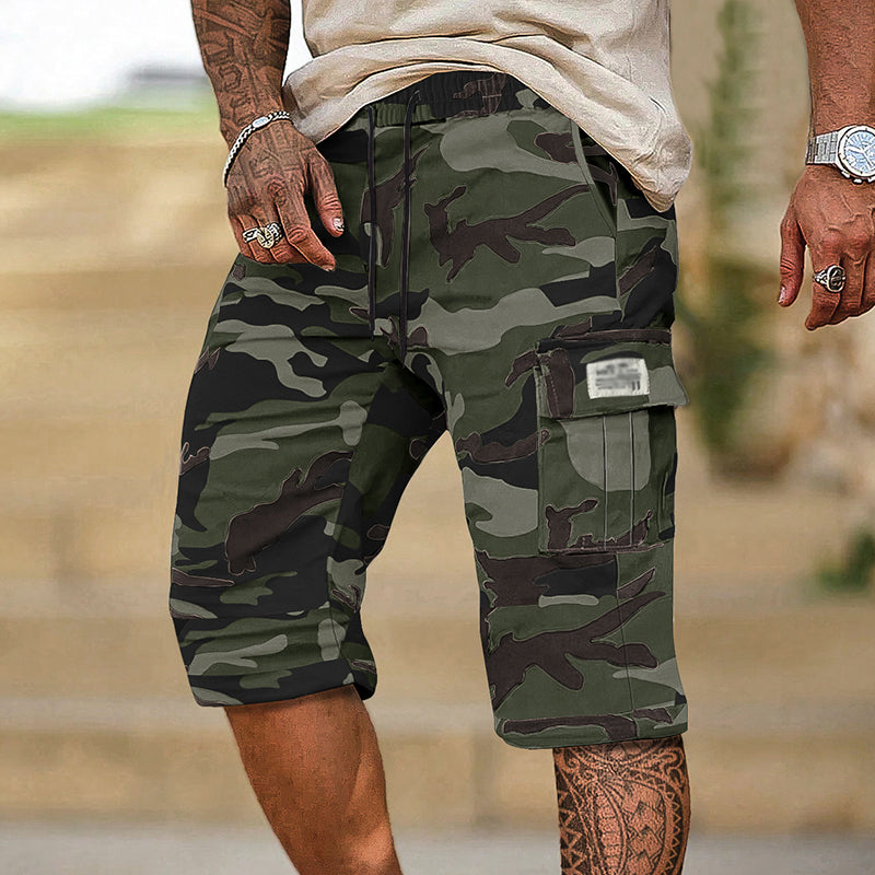 Gluschwein - 🔥 Herren-Camo-Cargoshorts mit Mehreren Taschen – Bequem, Strapazierfähig & Perfekt für Outdoor-Aktivitäten 🏕️