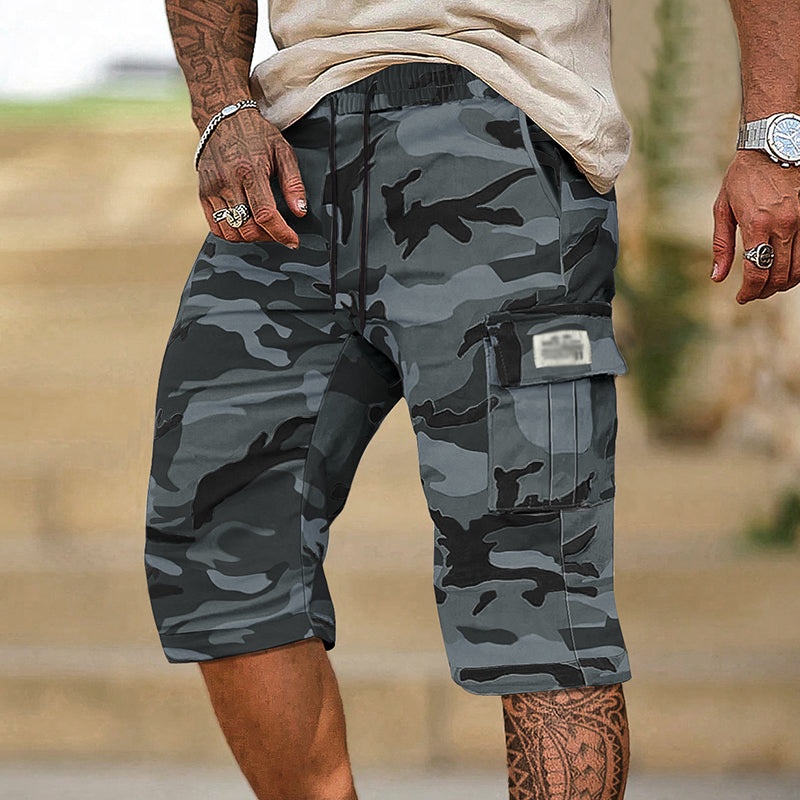 Gluschwein - 🔥 Herren-Camo-Cargoshorts mit Mehreren Taschen – Bequem, Strapazierfähig & Perfekt für Outdoor-Aktivitäten 🏕️