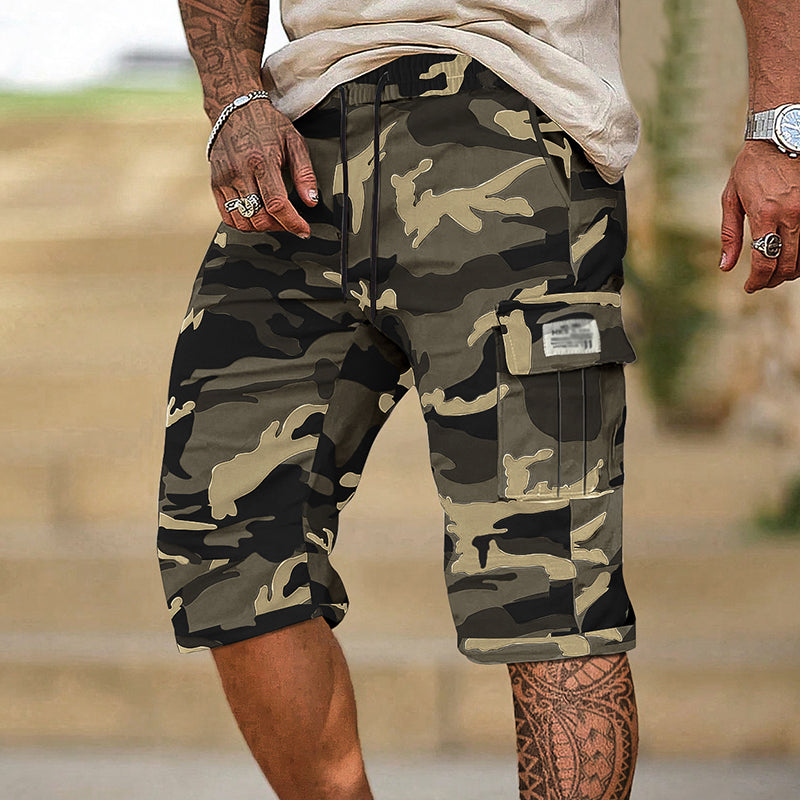 Gluschwein - 🔥 Herren-Camo-Cargoshorts mit Mehreren Taschen – Bequem, Strapazierfähig & Perfekt für Outdoor-Aktivitäten 🏕️