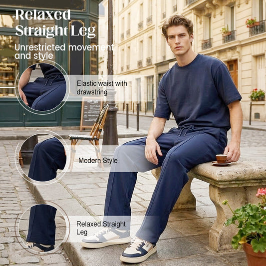 Gluschwein - 👖 Herren Freizeithose mit Geradem Bein – Bequem, Atmungsaktiv & Vielseitig!