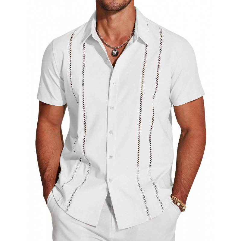 💥 54% RABATT 🎉 Herren Kurzarm-Hemd mit Knopfleiste 👔 atmungsaktiv, bequem & vielseitig kombinierbar 🔥