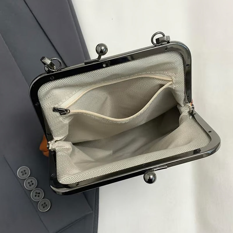 Gluschwein - 🔥Begrenztes Zeitangebot: 49% Rabatt⏰👜Damen Kiss Lock Crossbody Bag mit Top Handle🎁