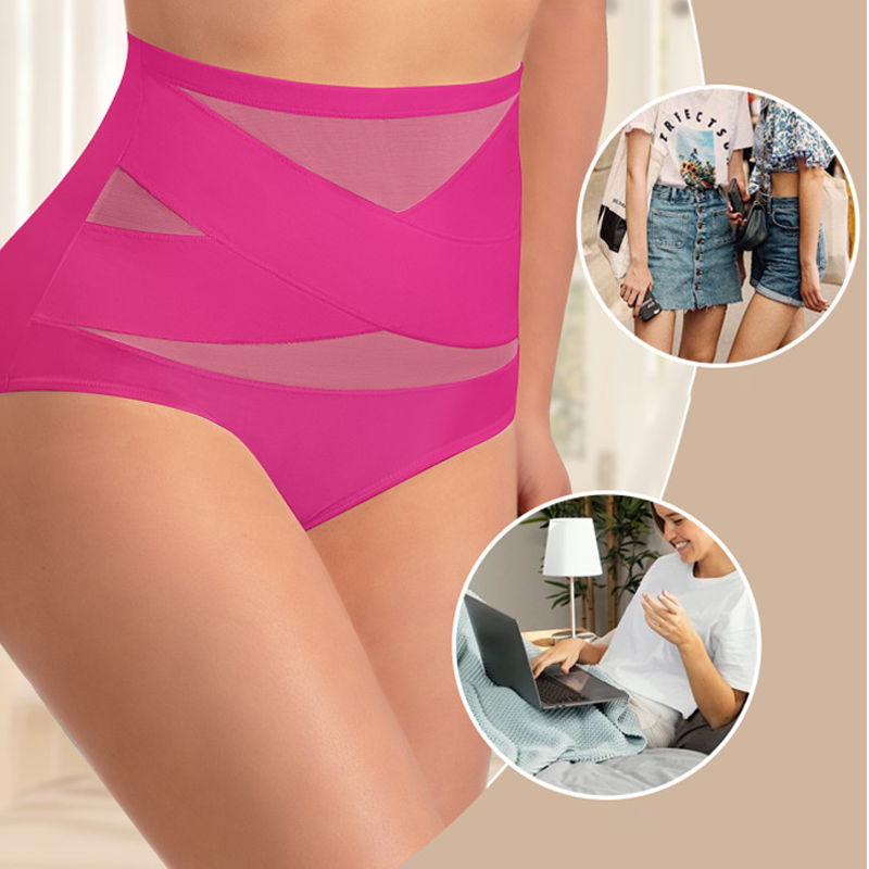 🌸Letzter Tag – Kaufe 1 erhalte 3 gratis!✨Hoch taillierte Formhose in Übergröße mit Bauchstraffung