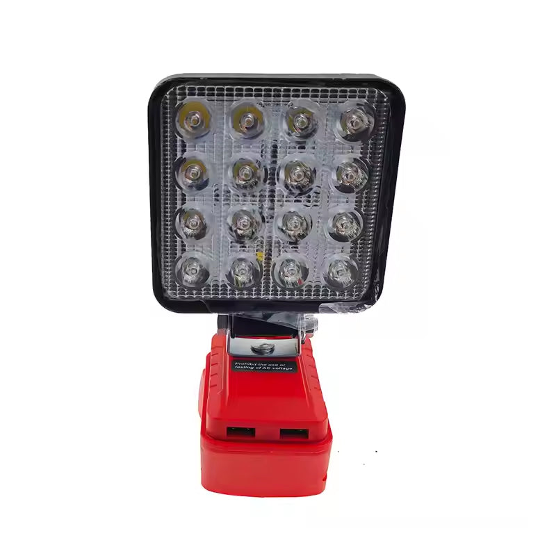 🔥Solange der Vorrat reicht 40 % Rabatt!🎉Makita 18V Arbeitslicht, 2-Modus LED Flutlicht mit zwei USB-Anschlüssen für Notfall