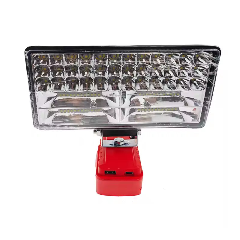 🔥Solange der Vorrat reicht 40 % Rabatt!🎉Makita 18V Arbeitslicht, 2-Modus LED Flutlicht mit zwei USB-Anschlüssen für Notfall