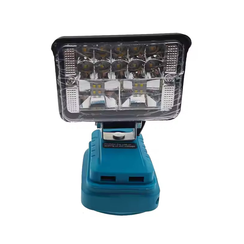 🔥Solange der Vorrat reicht 40 % Rabatt!🎉Makita 18V Arbeitslicht, 2-Modus LED Flutlicht mit zwei USB-Anschlüssen für Notfall