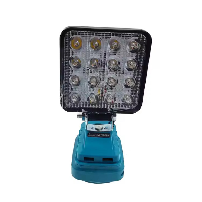 🔥Solange der Vorrat reicht 40 % Rabatt!🎉Makita 18V Arbeitslicht, 2-Modus LED Flutlicht mit zwei USB-Anschlüssen für Notfall