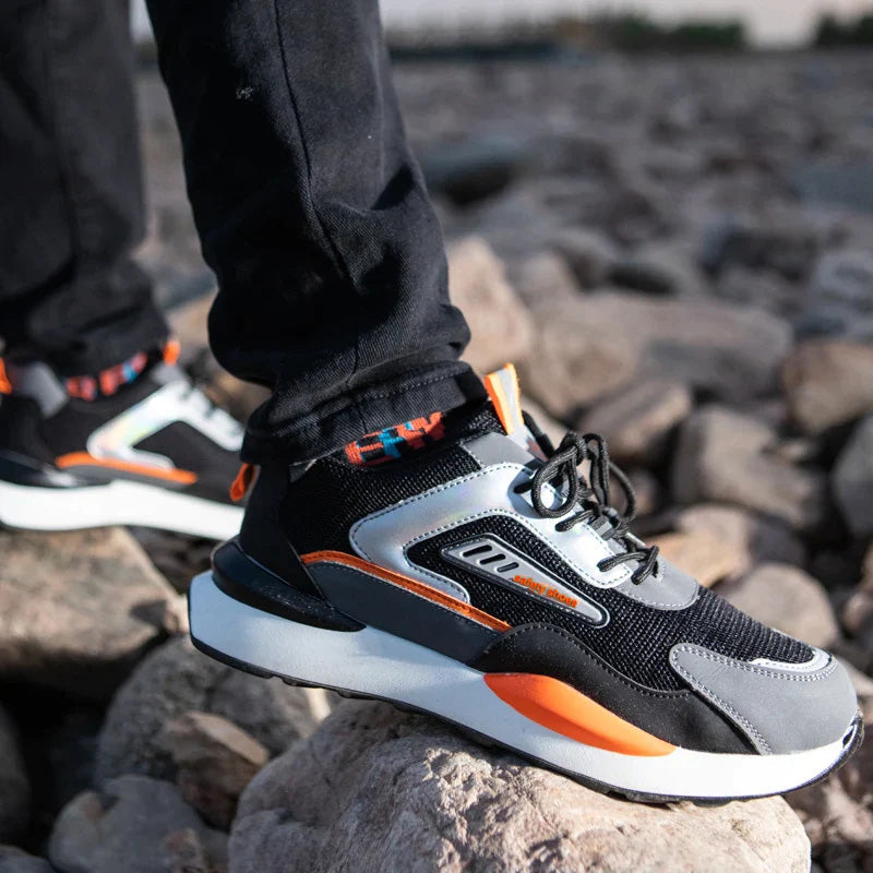 Gluschwein - 👟🔨🦺 AKTION-49%! Unzerstörbare Sicherheitsschuhe – Leichte Arbeitsschuhe, Stahlkappe & S1P-Standard (100% atmungsaktives Material)