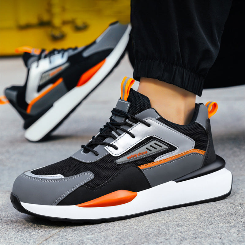 Gluschwein - 👟🔨🦺 AKTION-49%! Unzerstörbare Sicherheitsschuhe – Leichte Arbeitsschuhe, Stahlkappe & S1P-Standard (100% atmungsaktives Material)