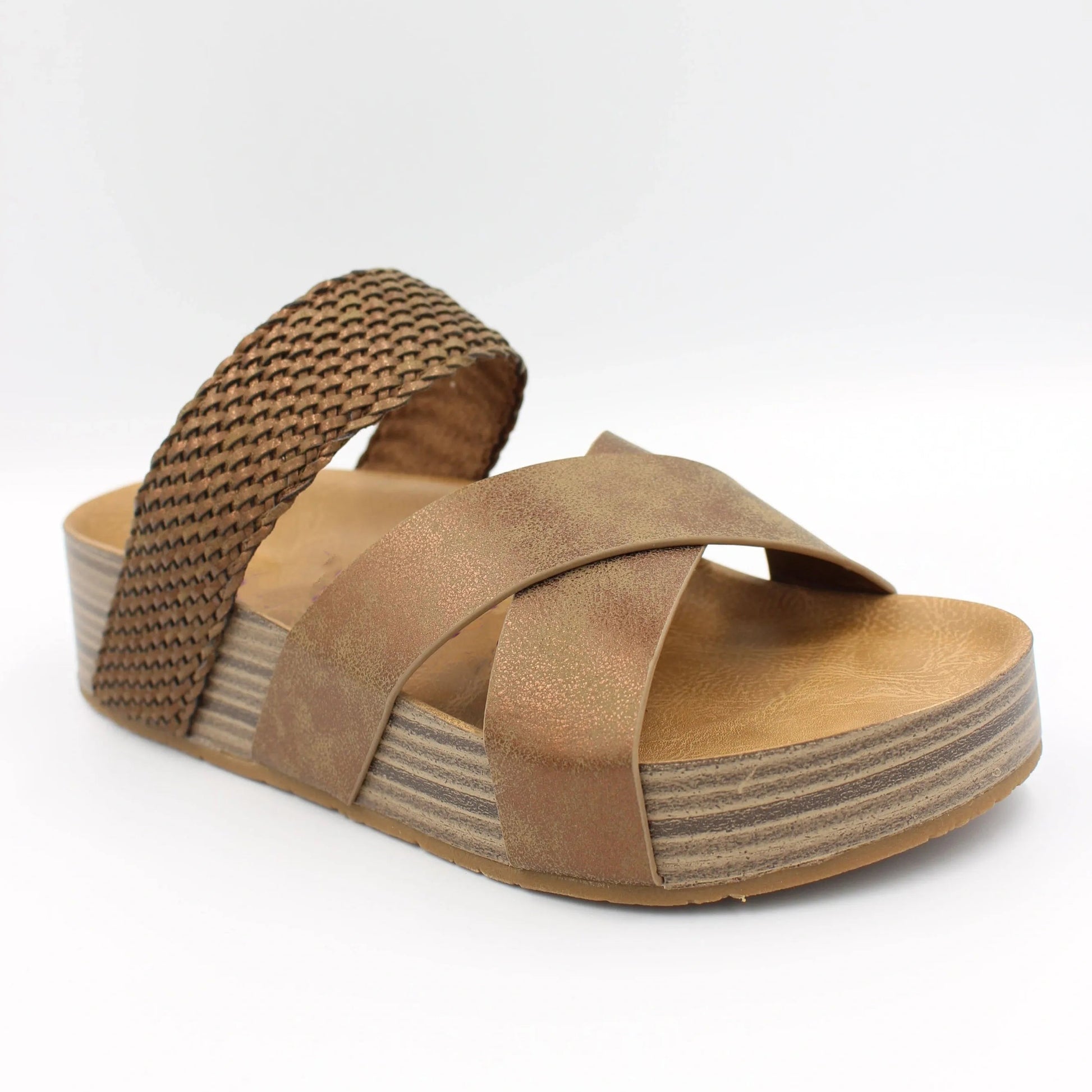 Gluschwein - 👡 LIMITED-TIME 50% RABATT! ✨ Plateau-Sandalen – California-Casual, Vegan, Keilabsatz ✨