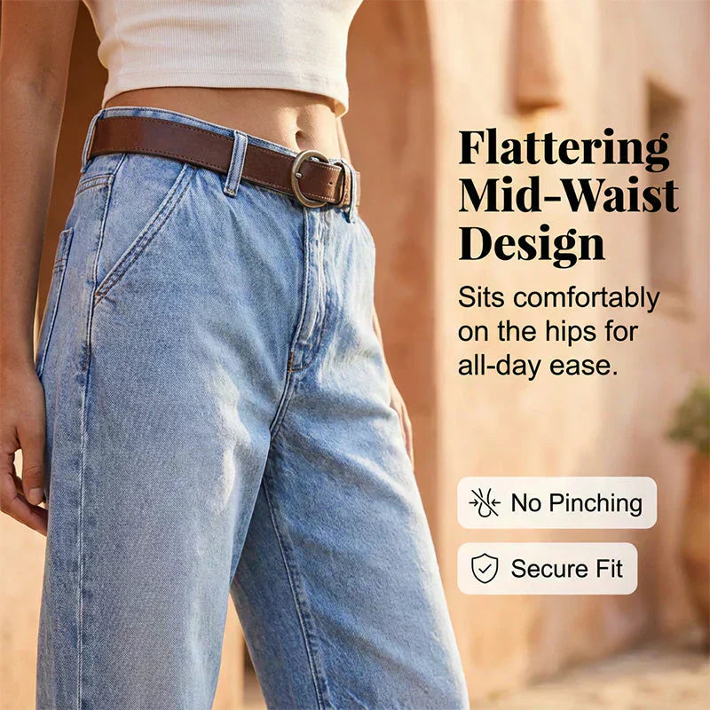🎁Neuwaren 50% Rabatt👖Damen-Jeans mit hoher Taille und verkürztem Schnitt