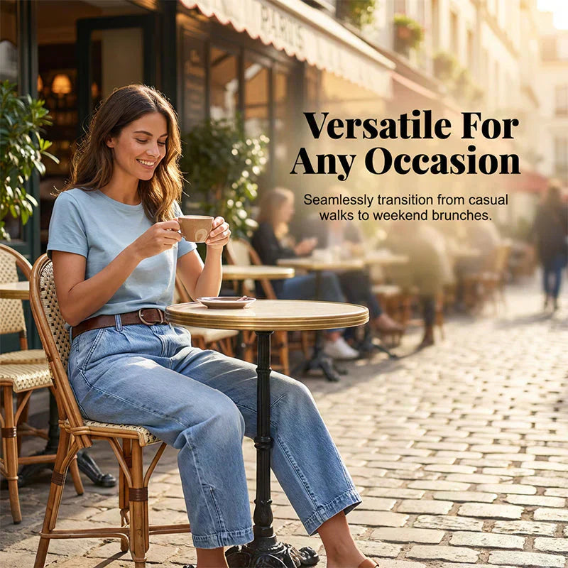 🌟 Weite Jeansshorts für Damen mit hoher Taille – Beinverlängernd & Vintage-Waschung – Lässige, verkürzte Hose – perfekt für den Sommer, den Strand oder einen freien Tag 👒