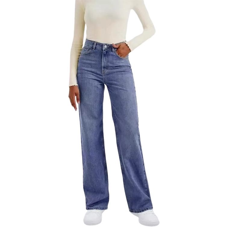 Gluschwein - 🌞Frühlingserwachen: 49% Rabatt!✨ Elegante High-Waist Wide-Leg Jeans für Damen | Figurschmeichelnd, Atmungsaktiv & Ultra Bequem