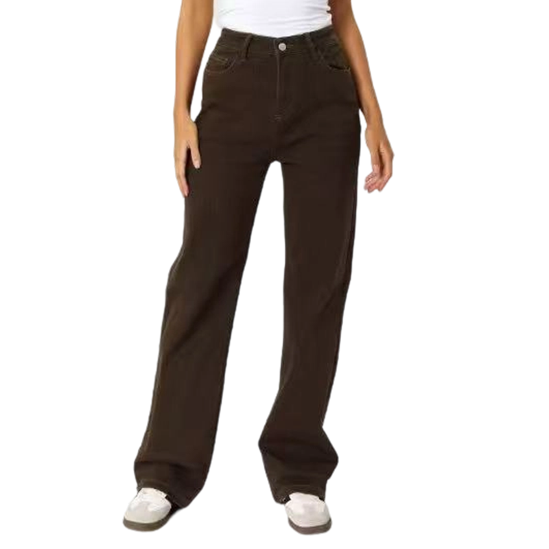 Gluschwein - 🌞Frühlingserwachen: 49% Rabatt!✨ Elegante High-Waist Wide-Leg Jeans für Damen | Figurschmeichelnd, Atmungsaktiv & Ultra Bequem
