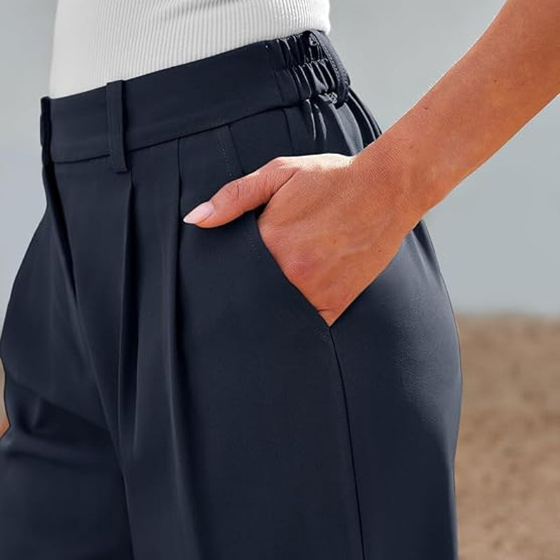Gluschwein - ✨💥Lässige Hose mit hohem Bund und geradem Bein für Damen