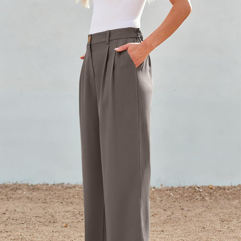 Gluschwein - ✨💥Lässige Hose mit hohem Bund und geradem Bein für Damen