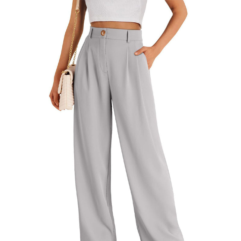 Gluschwein - ✨💥Lässige Hose mit hohem Bund und geradem Bein für Damen