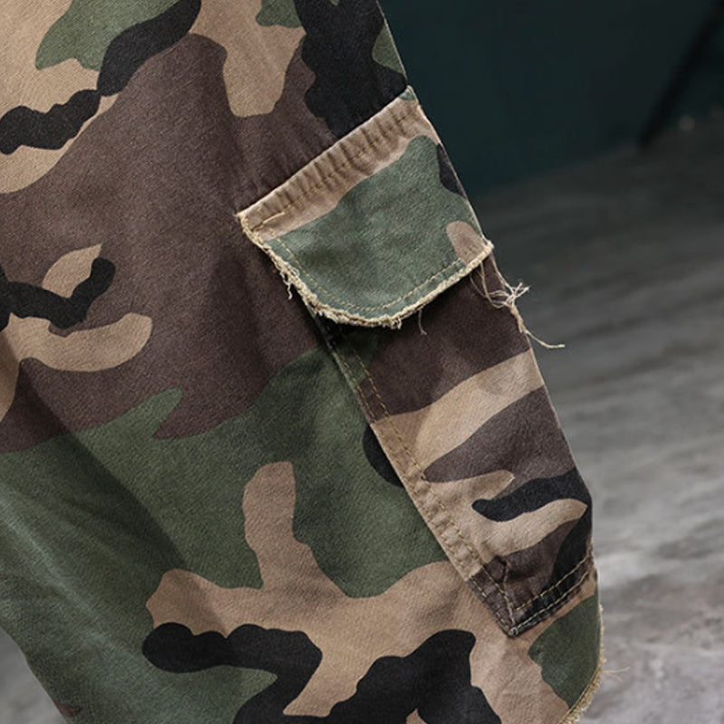 Gluschwein - 🩳 50% RABATT! 🔥 Men's Studded Camo Cargo Shorts – Strapazierfähig, viele Taschen & robustes Camouflage-Design – ideal für Outdoor und Alltag 🌿