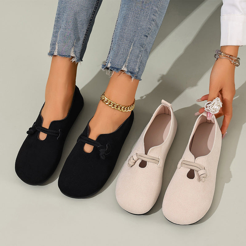 👞LIMITIERTE SONDERAKTION: 50% RABATT! 🔥 Bequeme Slip-On Schuhe aus Kunstvelours – Zeitloses Design mit Tauquaste für Office & Freizeit 🍂