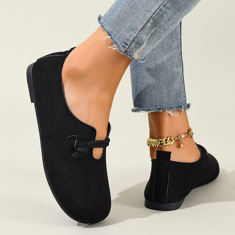 👞LIMITIERTE SONDERAKTION: 50% RABATT! 🔥 Bequeme Slip-On Schuhe aus Kunstvelours – Zeitloses Design mit Tauquaste für Office & Freizeit 🍂