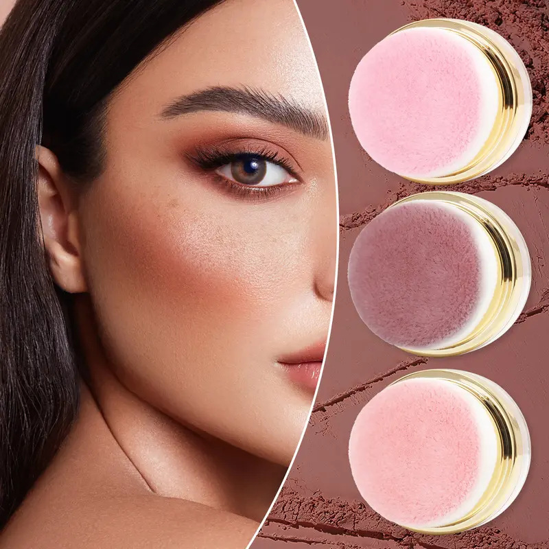 📢2 zum Preis von 1⏰Tragbares Puderrouge mit Puderquaste