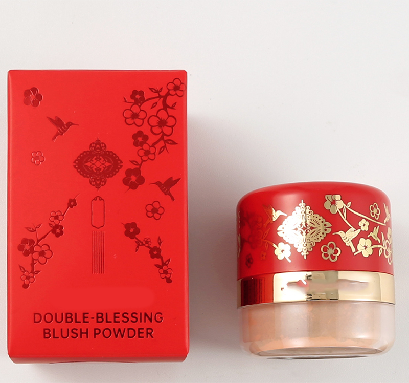 📢2 zum Preis von 1⏰Tragbares Puderrouge mit Puderquaste