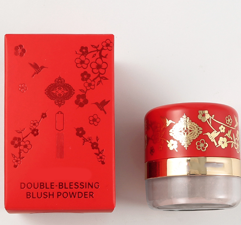 📢2 zum Preis von 1⏰Tragbares Puderrouge mit Puderquaste
