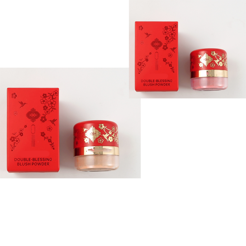 📢2 zum Preis von 1⏰Tragbares Puderrouge mit Puderquaste