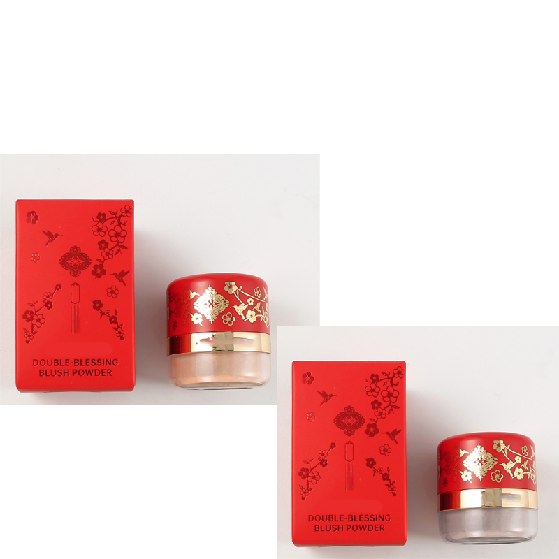 📢2 zum Preis von 1⏰Tragbares Puderrouge mit Puderquaste