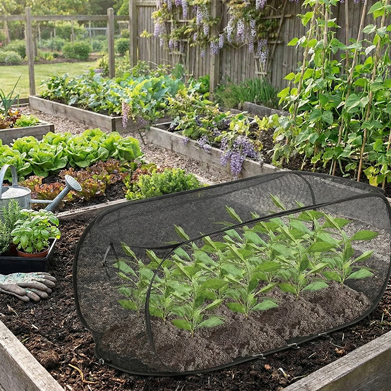 Gluschwein - ⏳ Zeitlich begrenzt 50% Rabatt ⏰ Aufklappbarer Pflanzenschutznetz-Überzug 🌱🛡️