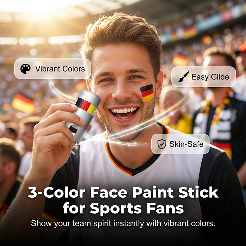 🔥🔥Gesichtsmalstift mit Nationalflagge für Sportfans🏆🏆
