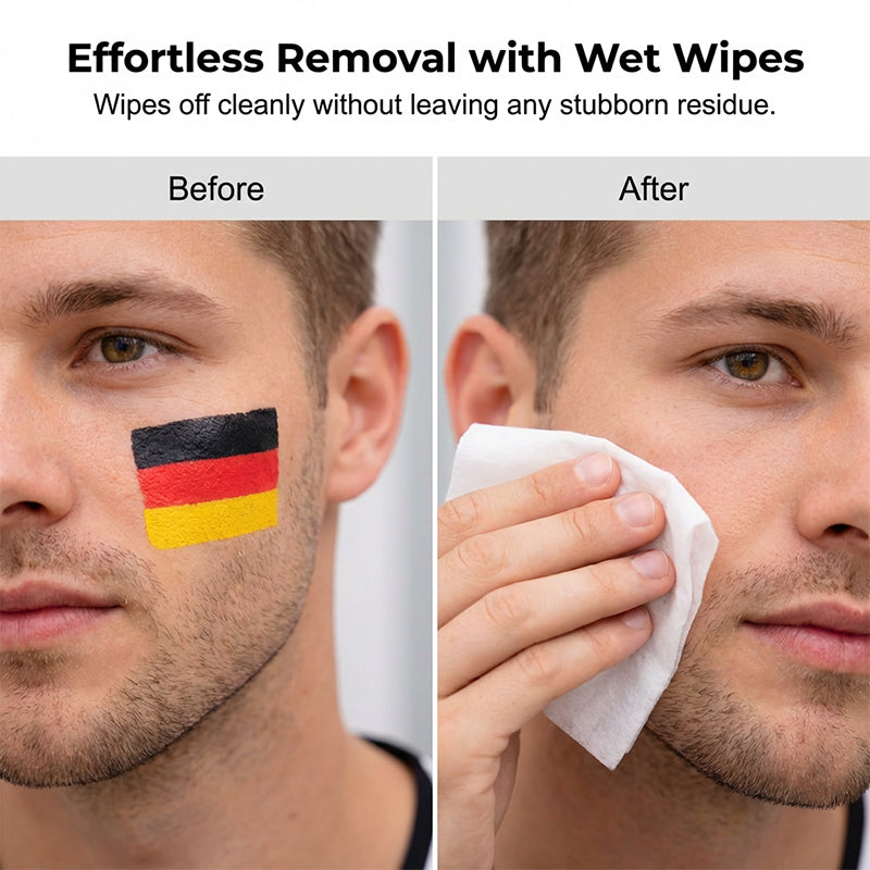 🔥🔥Gesichtsmalstift mit Nationalflagge für Sportfans🏆🏆