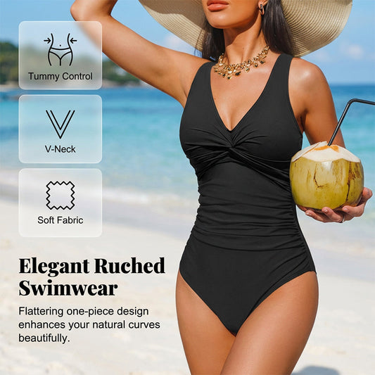 Gluschwein - 🔥50 % Rabatt – nur für kurze Zeit!🩱Begrüßen wir den Sommer❤️‍🔥-Einteiliger Badeanzug für Damen mit figurformendem Effekt