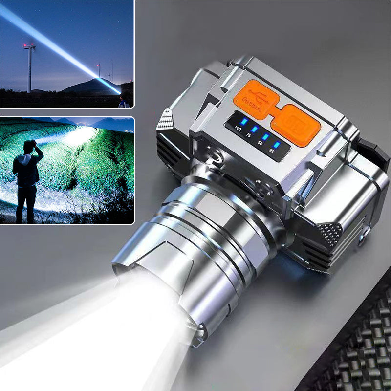 💡 50% RABATT! 🎁 Smarte LED-Stirnlampe – Tragbar, wasserdicht & perfekt für Outdoor, Angeln und Camping – Leicht, hell & langlebig 🔦