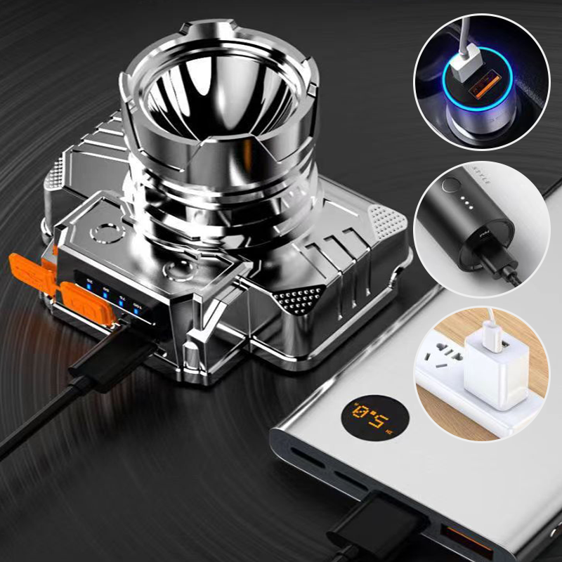 💡 50% RABATT! 🎁 Smarte LED-Stirnlampe – Tragbar, wasserdicht & perfekt für Outdoor, Angeln und Camping – Leicht, hell & langlebig 🔦