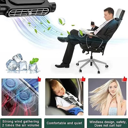 Gluschwein - USB Car Headrest Cooling Fan with 3 Speeds