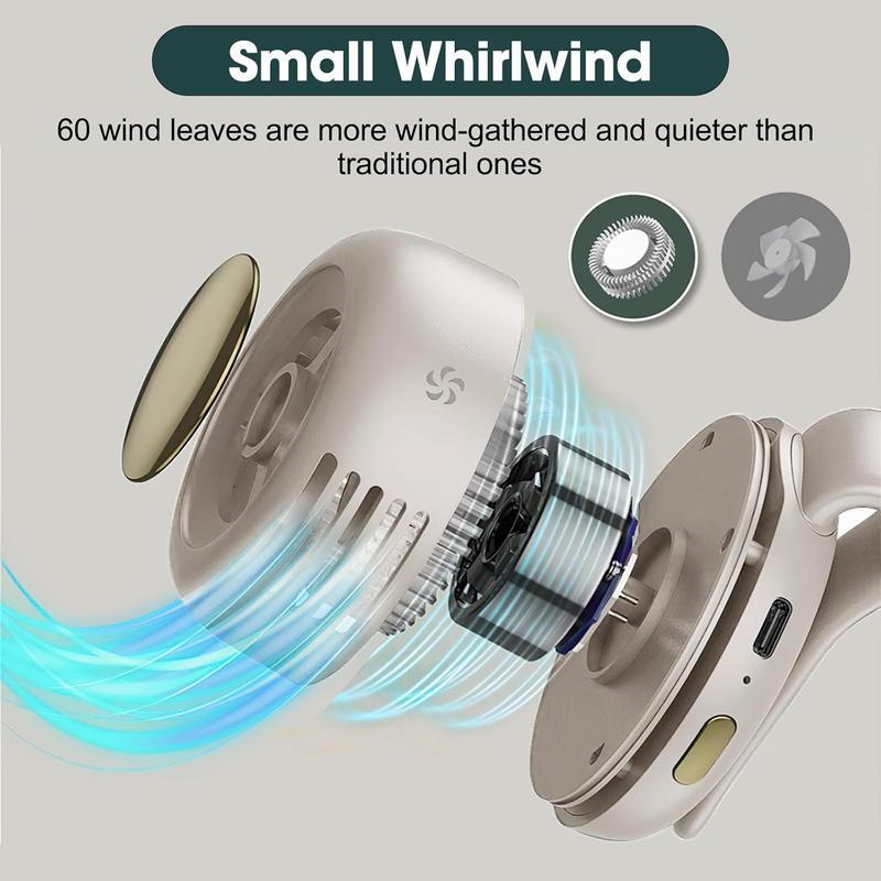 Gluschwein - ❄️50% OFF!💨Um 360° drehbarer, tragbarer Mini-Clip-Ventilator