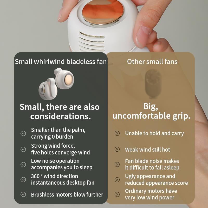 Gluschwein - ❄️50% OFF!💨Um 360° drehbarer, tragbarer Mini-Clip-Ventilator