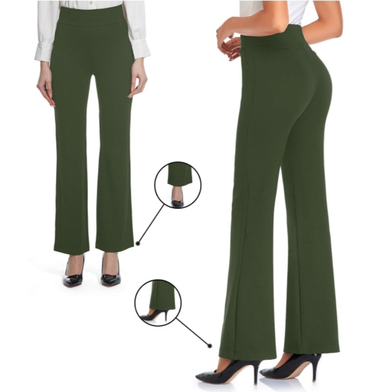 🔥49% RABATT! & HEISSER VERKAUF 2026🔥 Damen-Stretch-Bootcut-Anzughose mit hohem Bund