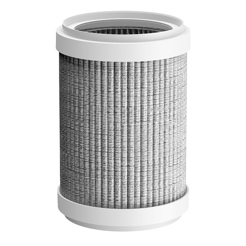 🌿Luftreiniger für Zuhause - Mehrschichtige Filtration & Leiser Betrieb Inkl. Filter & Aromatherapie-Tabletten, Weiß