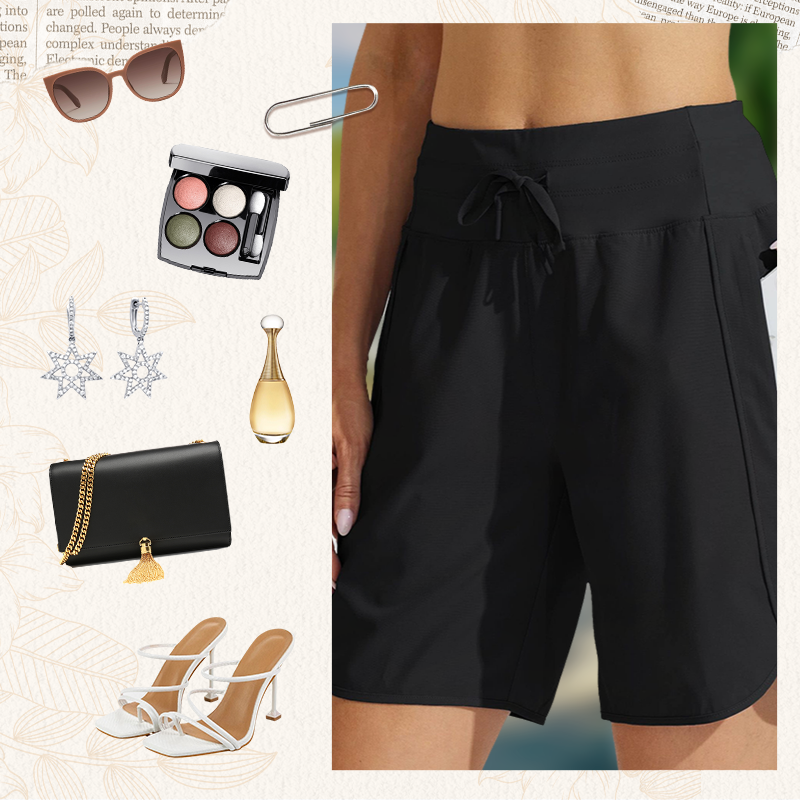 ✨Damen Hochtaillierte Sportshorts mit Schnelltrocknungsfunktion💥