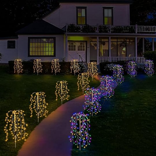 🎆 LIMITED-TIME 50% RABATT! ✨ Solar-Bodenlampe „Feuerwerk“ – Dekorativ, IP55, 8-10h Licht, Gartenlicht ☀️