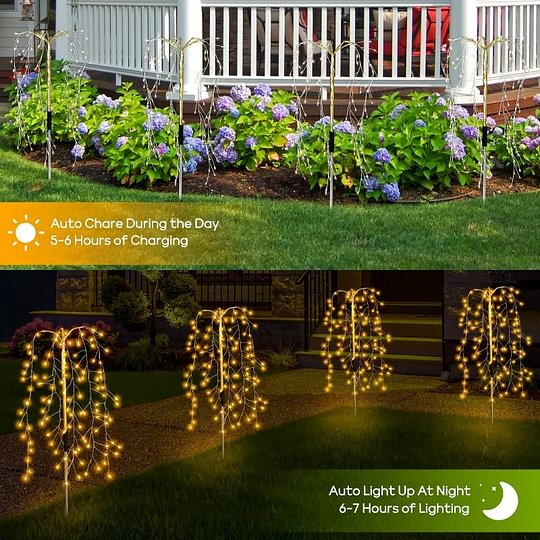 🎆 LIMITED-TIME 50% RABATT! ✨ Solar-Bodenlampe „Feuerwerk“ – Dekorativ, IP55, 8-10h Licht, Gartenlicht ☀️