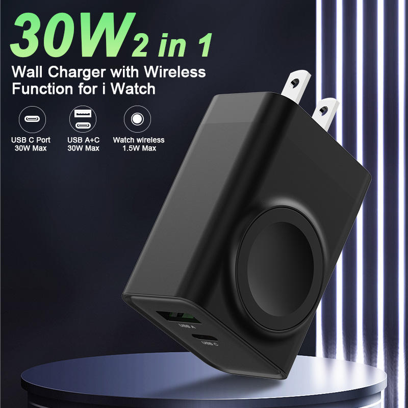 Gluschwein - ⚡🔋3-in-1-Wireless-Wandladegerät für die Uhr⏱️✨