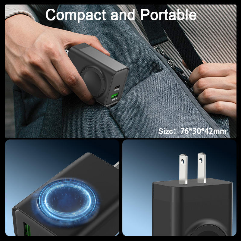 Gluschwein - ⚡🔋3-in-1-Wireless-Wandladegerät für die Uhr⏱️✨