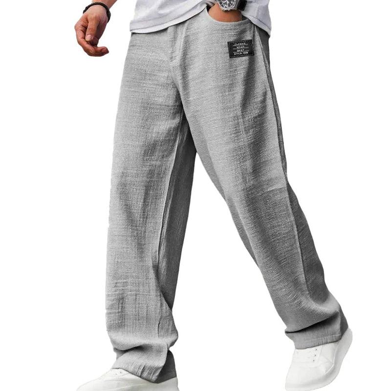 🔥Letzte Woche zum Tiefstpreis!🌞 Frühling/Sommer Essential: Leichte Baumwoll-Leinen-Hose für Herren – Atmungsaktiv, bequem & stilvoll 👖✨